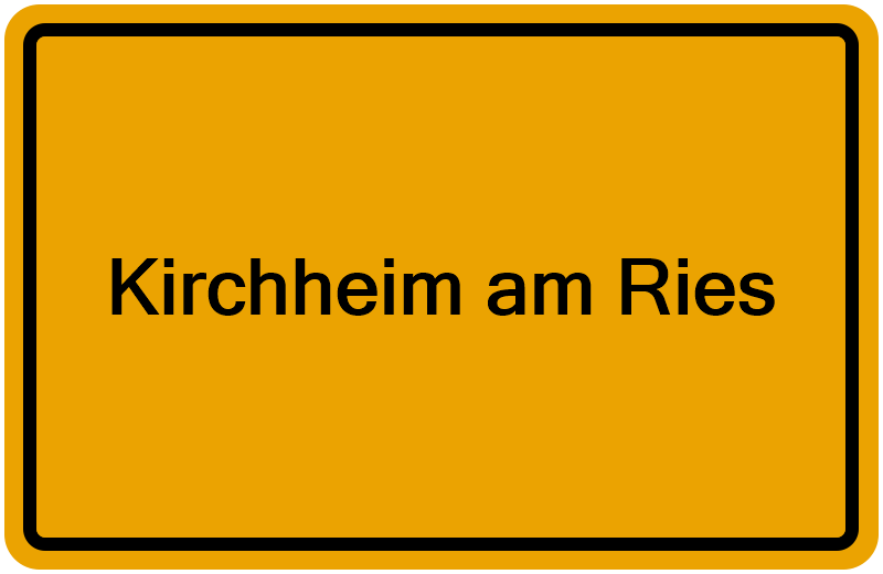 Handelsregisterauszug Kirchheim am Ries